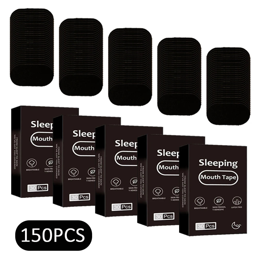 30/60/90/150Pcs Mouth Tape Sleeping Keep Mouth Close Prevent Snoring Gentle Sleep Strip for Home Travel Mouth Tape Mouth Tape